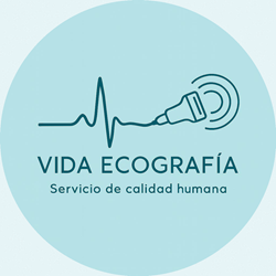 Logo de vidaecografia, examenes ecograficos
